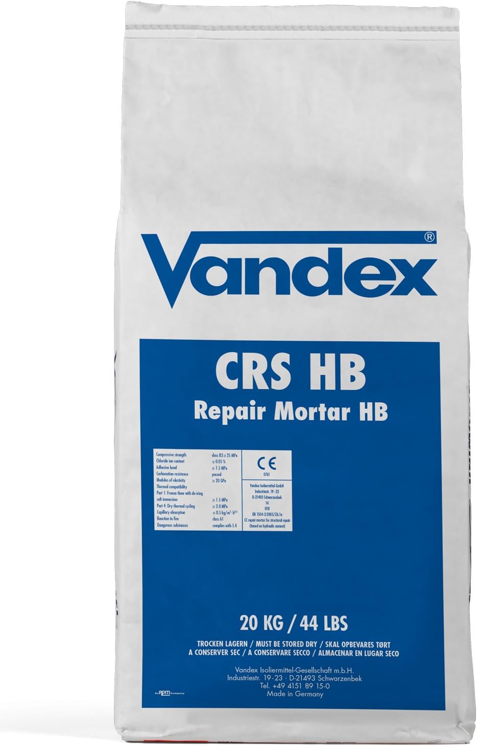 Vandex CRS Concrete Repair Mortar HB