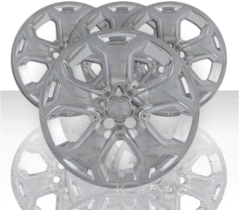 Auto Reflections Set of 4 18" 5 Spoke Wheel Skins for Ford Edge 2011-2014 - Chrome
