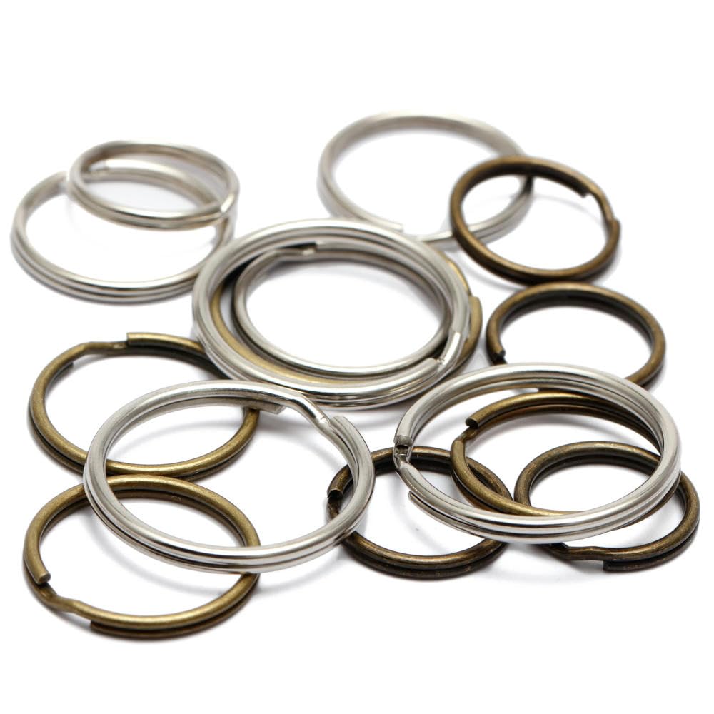 YU]10 Pezzi/set Portachiavi In Argento Lucido Con - Foto 7