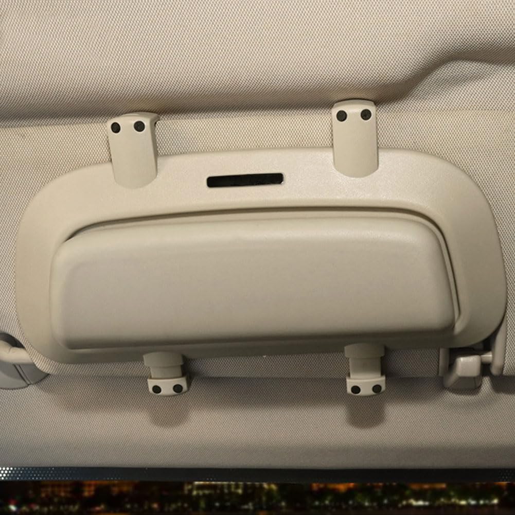 Sonnenbrillenhalter Brillenetui Auto für Se-at Arona/Arosa/Cordoba, Universal Auto Brillenhalter rutschfest Schüttelfest Aufbewahrungsbox,A