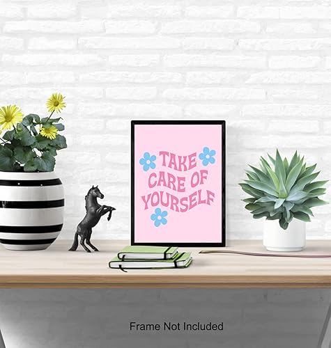 Miniatura 5 de Self-care Wall Art & Decor - Yellowbird Art & Design Self-love Poster - Pink Preppy Family Wall Art - Contemporary art Aesthetic Indie Inspiration
