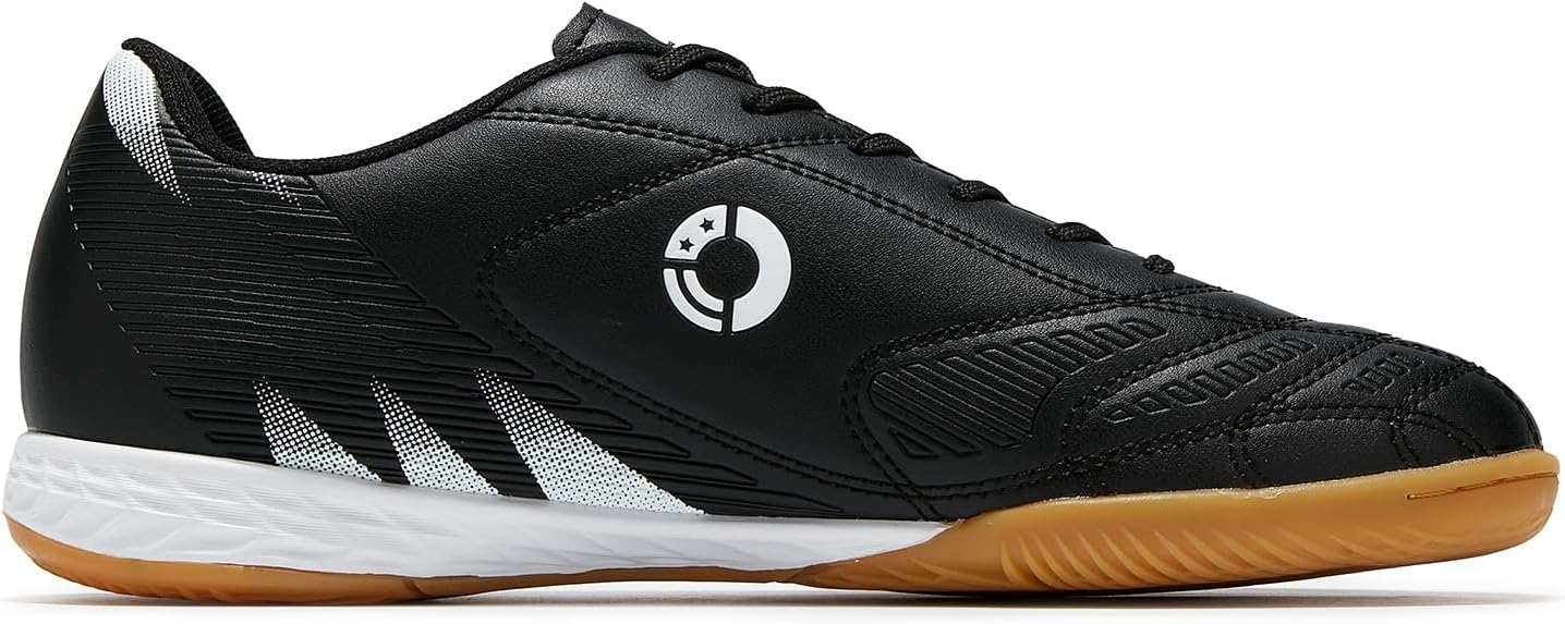 Men's Indoor Soccer Cleats Trainer Rubber Futsal Shoes for Athletic Flat Outsole Training Sneaker - Image 2