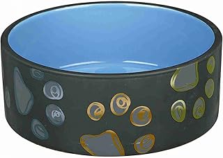 Trixie Jimmy Hundenapf aus Keramik, 20 cm, Design kann variieren, Blau product image