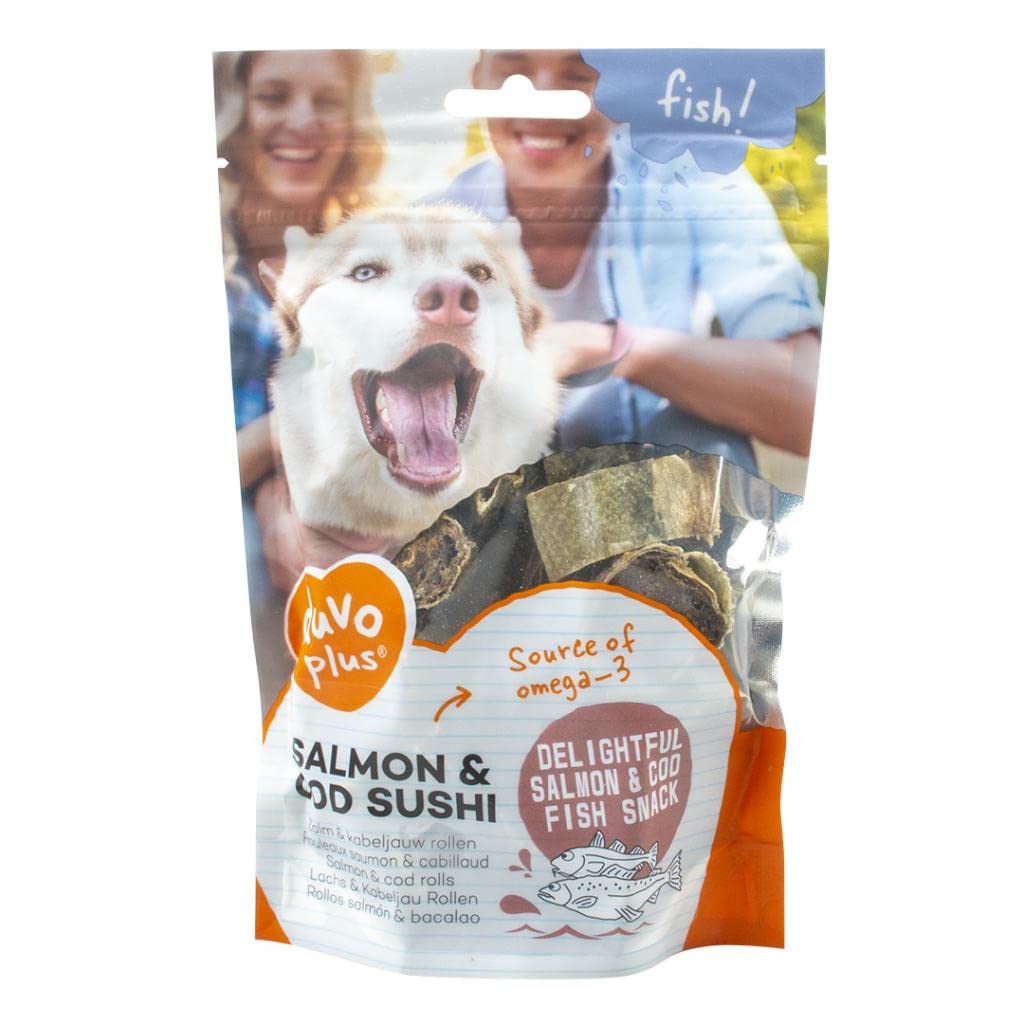Duvo+ Salmon & Cod SUShi 120G