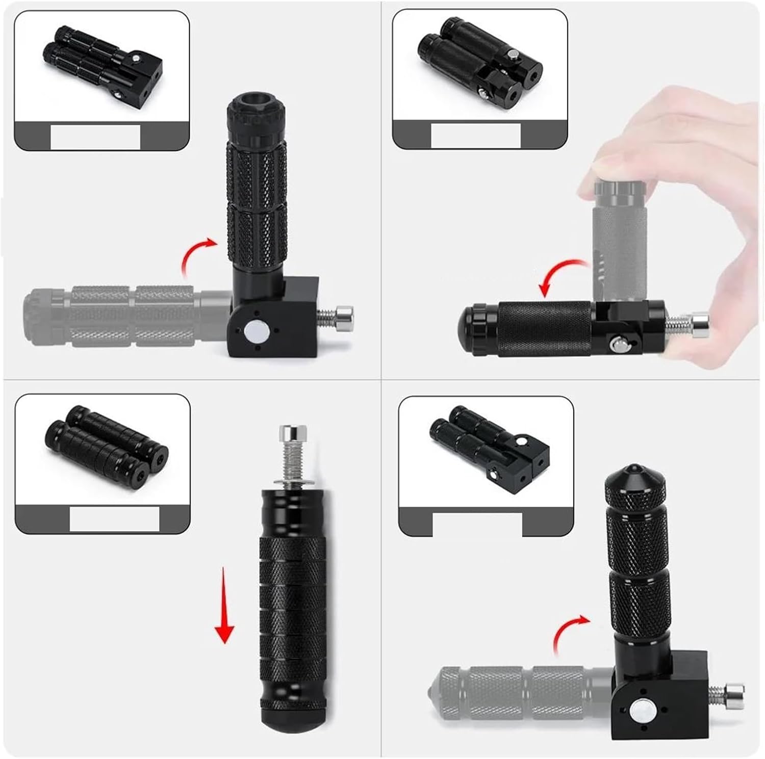 フロントペダル スズキ用オートバイペダル CNC アルミ合金