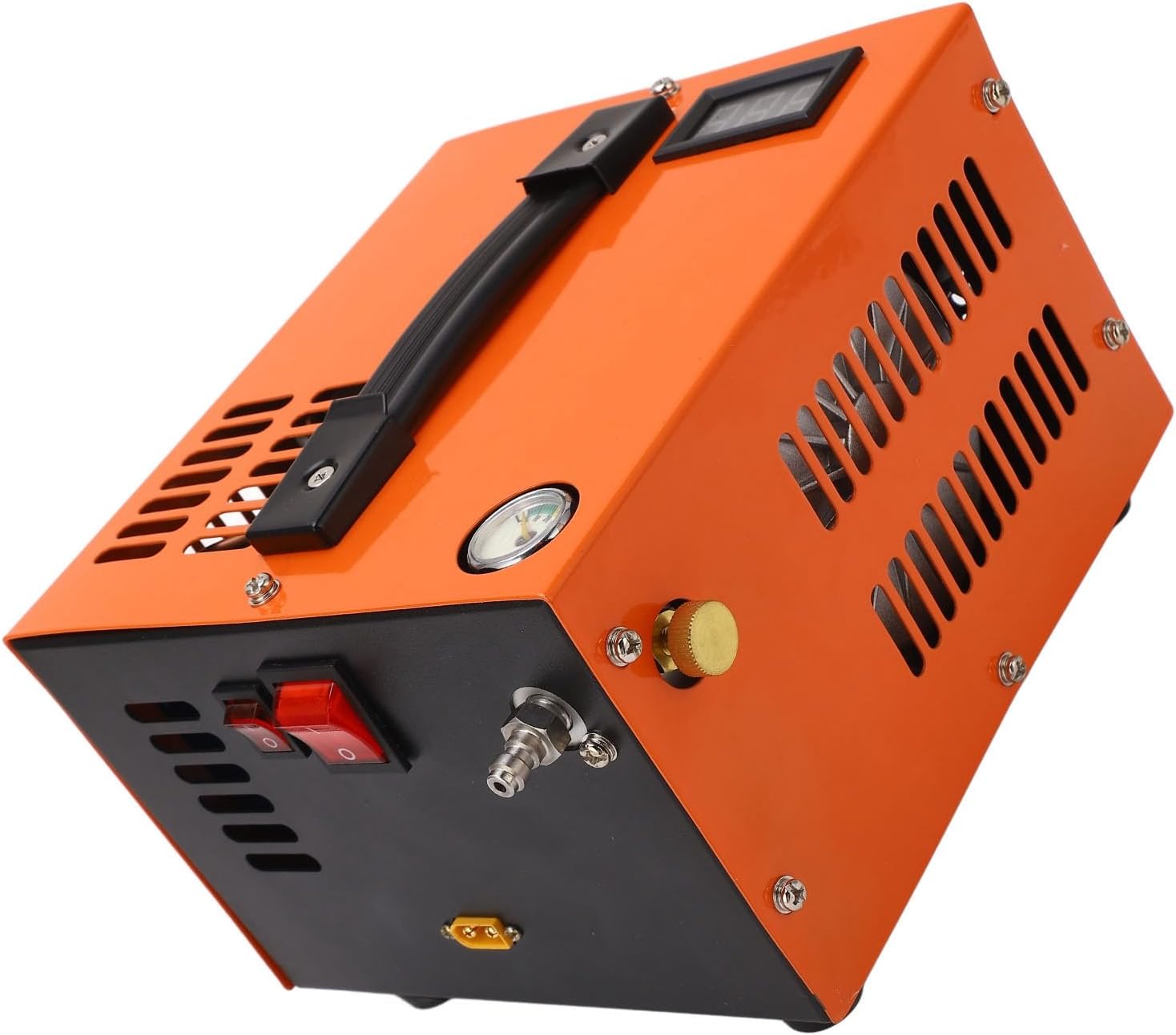 JTLB PCP Air Compressor, High Pressure Air Gun Pump Built in Power Converter DC 12V for Car