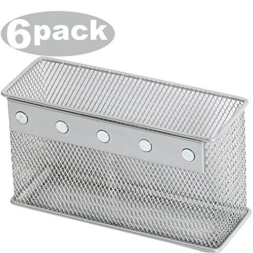 Ybmhome Wire Mesh Magnetic Storage Basket, Container, Desk Tray, Office Supply Accessory Organizer