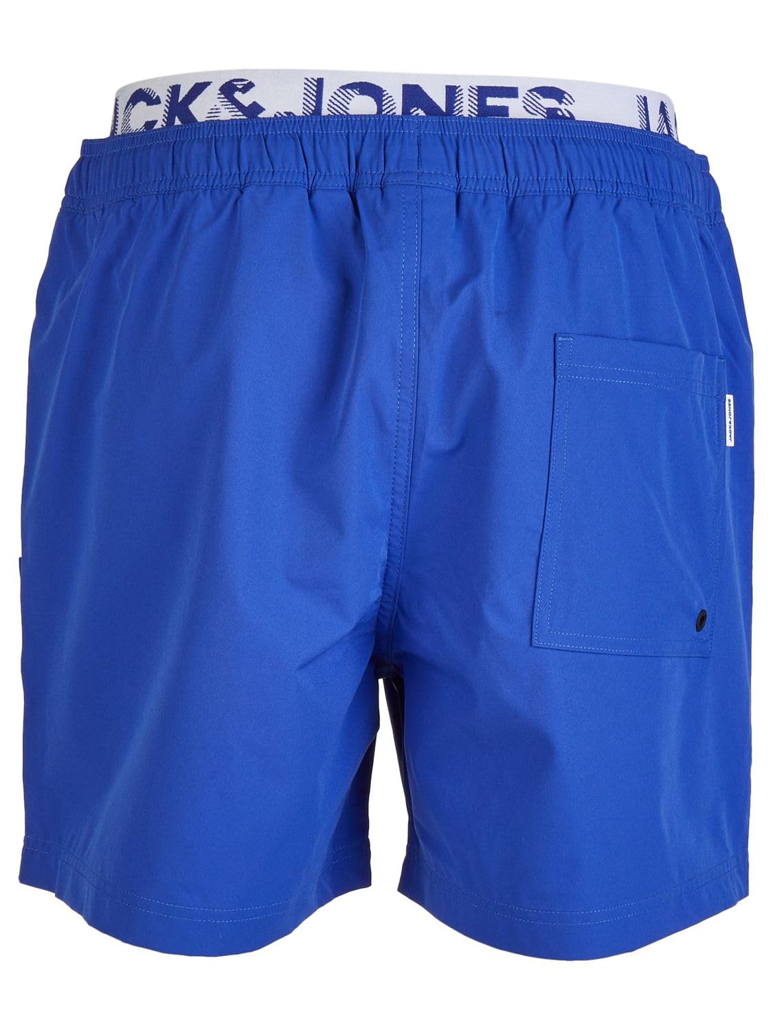 JACK & JONES Kąpielówki męskie długie szorty kąpielowe podwójny ściągacz Maui JJSWIM krótkie spodenki kąpielówki szorty czarne niebieskie koralowe S M L XL XXL 3XL