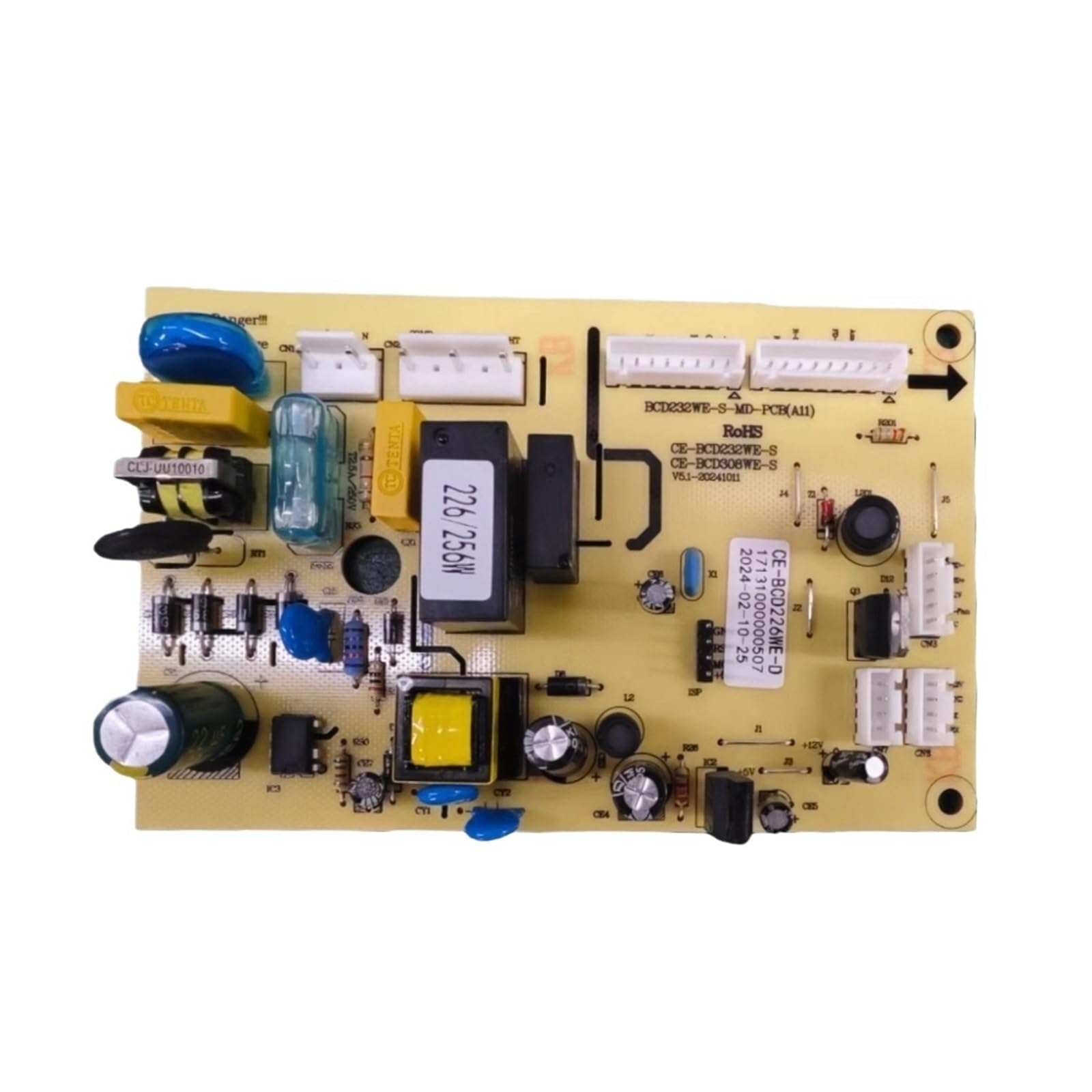 Placa de control de refrigerador para Midea CE-BCD226WE-D circuito PCB de nevera