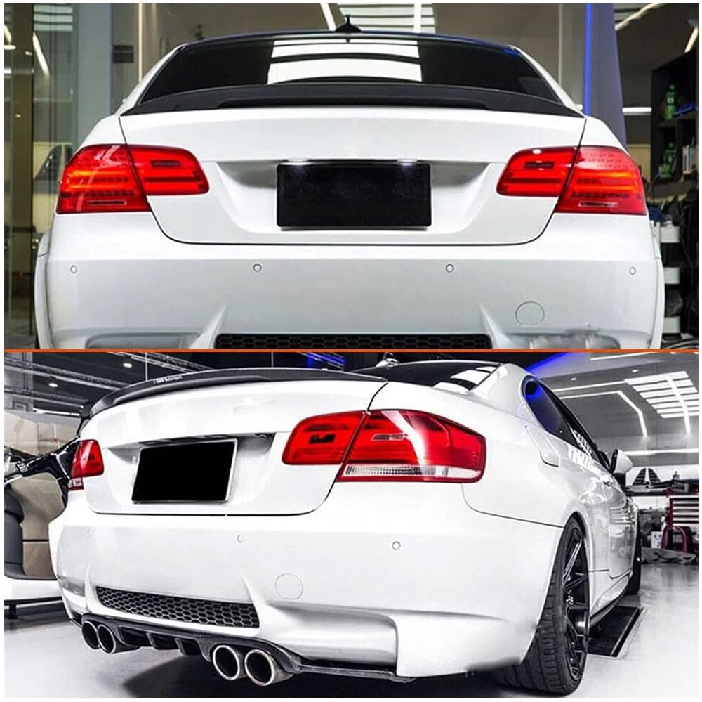 Gloss Black Trunk Spoiler Fits for BMW 3 Series E92 325I 328I 330I 335I 2006-2012 M3 2008-2013 Coupe Trunk Boot Lid Highkick Spoiler Wing Lip Factory Outlet