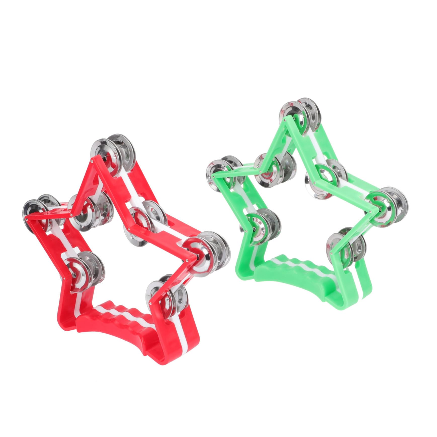 ERINGOGO 2pcs Tambourine Rattle Plastic