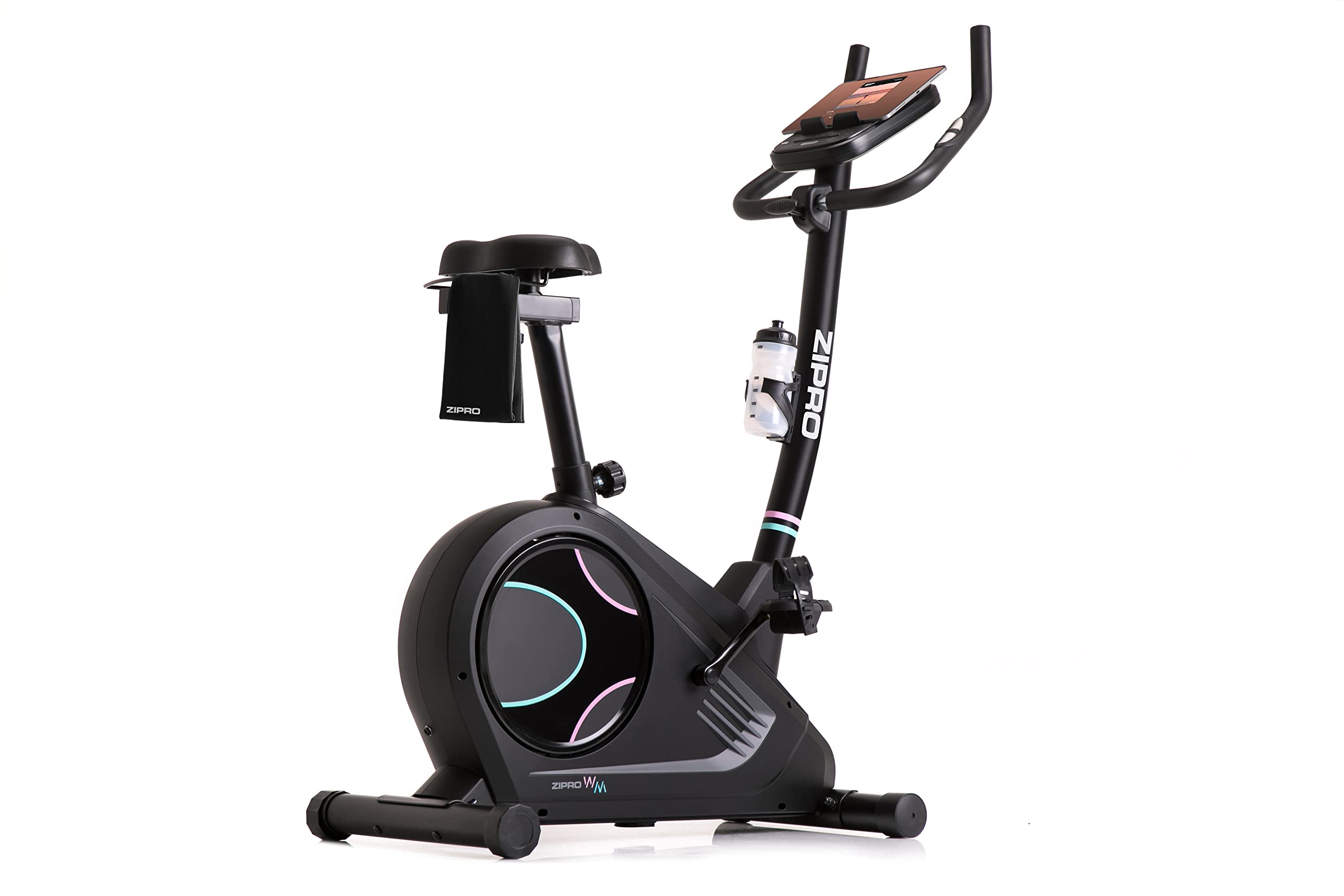 Zipro Vélo d'appartement Flame, Ergomètre Fitness, Vélo d'appartement magnétique, Ergomètre jusqu'à 150 kg, Vélo d'intérieur, Vélo d'entraînement à domicile, Vélo ergomètre filaire