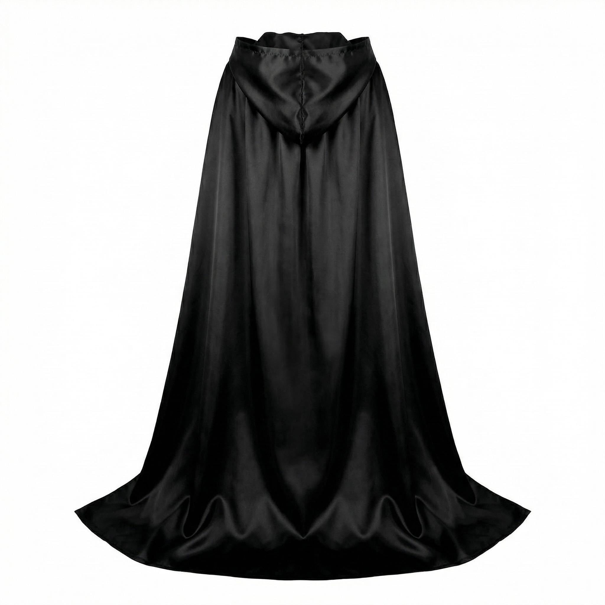 Proumhang Larga Capa con Capucha Medieval Vampiro Traje de Bruja Mujer Halloween Disfraz Carnaval Navidad Adulto - 3
