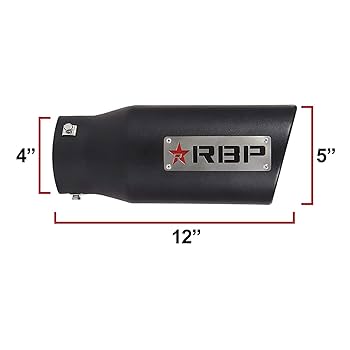 RBP RBP-303725-EXR - Punta silenciadora de escape de acero