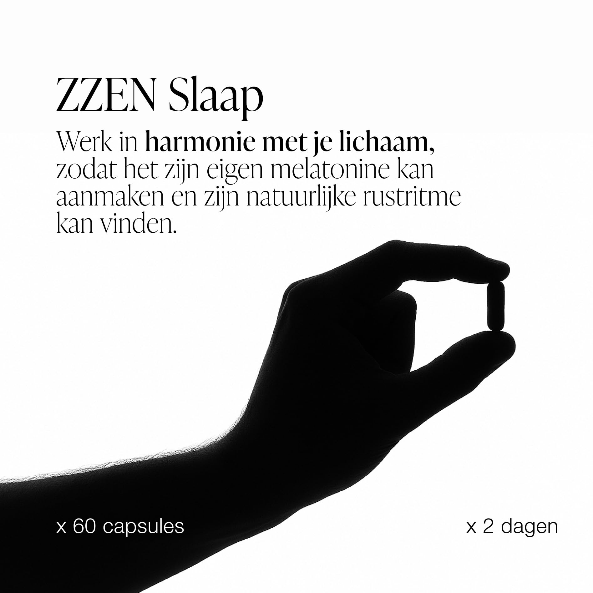 ZZEN SLEEP - Magnesium Bisglycinat 300 mg, L-Tryptophan, Baldrian & GABA | 60 Vegane Kapseln - Einschlafhilfe ohne Melatonin - Natürliches Schlafmittel mit Vitamin B6 & Zink (3er Pack)