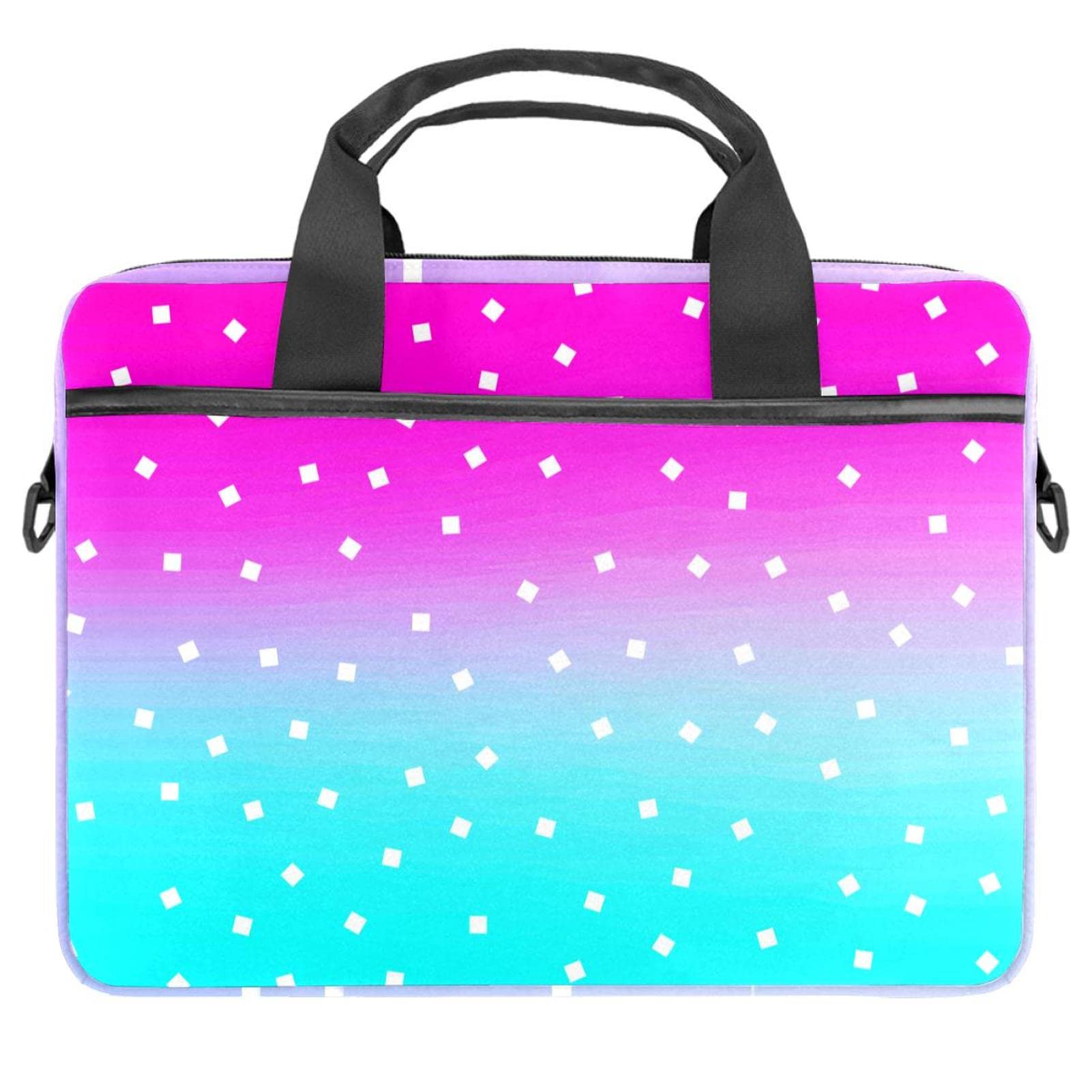 Housse ordinateur 14 pouces sacoche bandoulière pc portable multicolore - 7