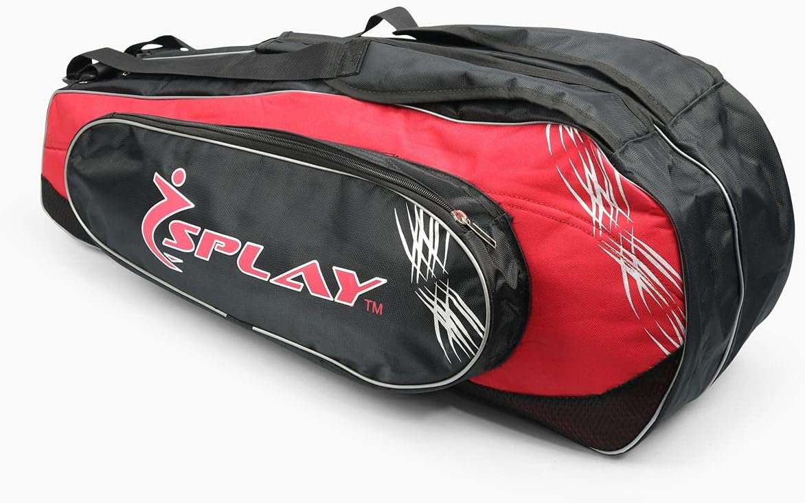 Splay Pro Racket Bag - Sports Holdall Bag for Tennis Rackets and Badminton Rackets ! Racquet Bag Carry Sports Case