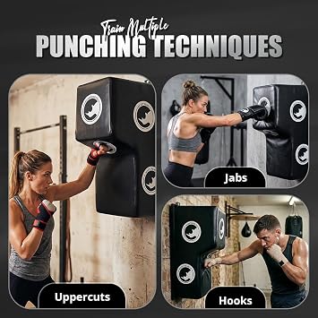 MAXSTRENGTH Wall-Mounted Punch Pad – Premium Striking Target for Boxing and Martial Arts Training – Durable Impact Pad for MMA, Kickboxing & Fitness Workouts