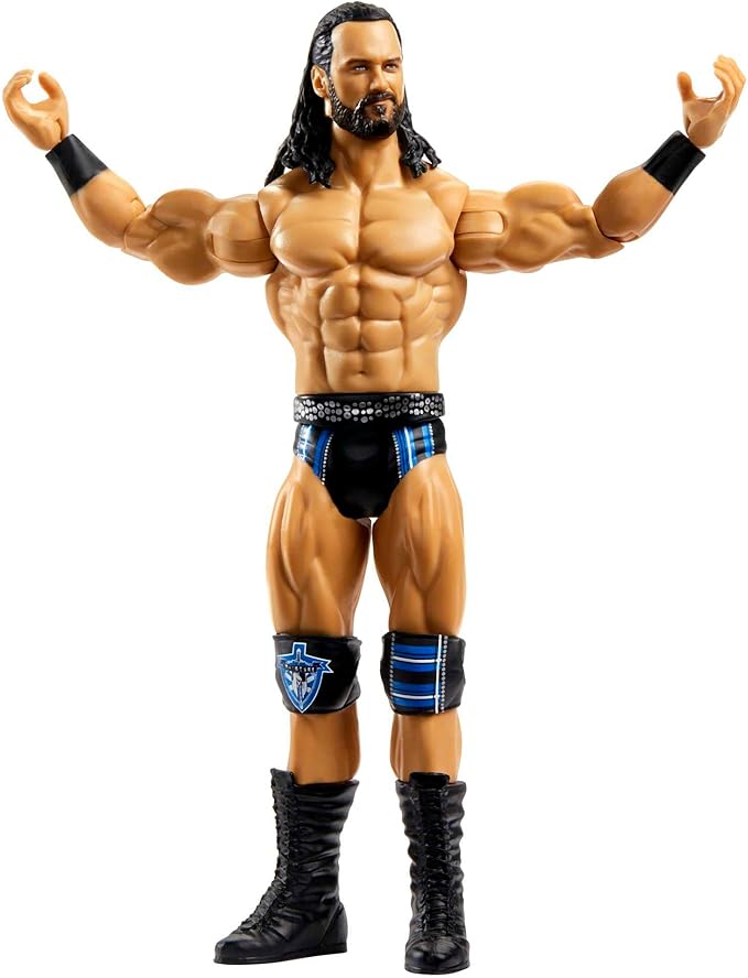 Mattel WWE Drew McIntyre Basic Action Figure, 10 Points of Articulation & Life-like Detail, 6-inch Collectible