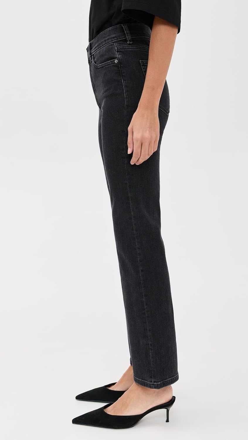 DL1961 Women's Halle Straight High Rise Instasculpt Jeans - Image 4