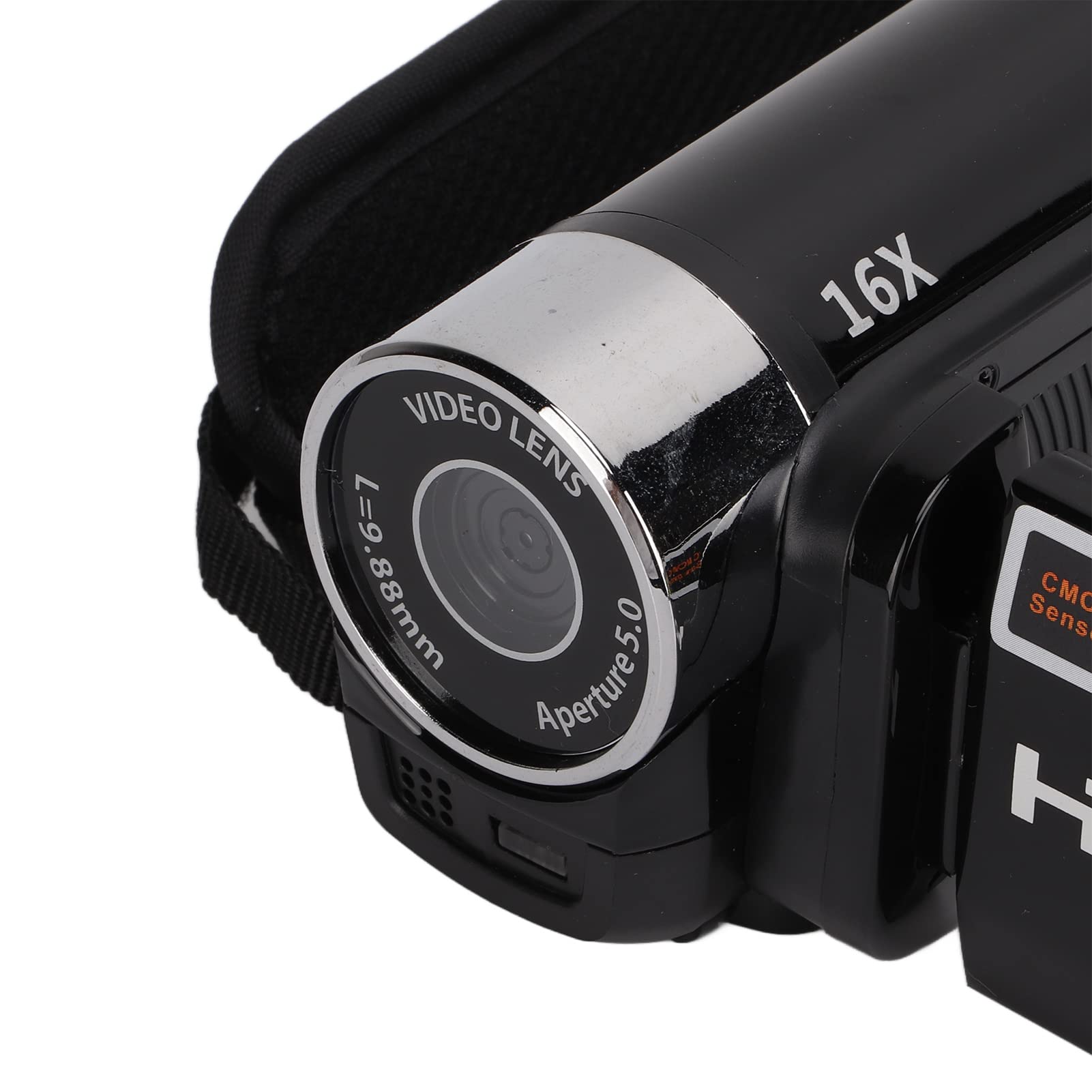 Greensen Caméra Vidéo Caméscope Full HD 1080P 48MP 4K 2,7 Caméra Vidéo à écran Rotatif à 270 Degrés avec Interface USB Caméra Vlogging pour Enregistrer des Vidéos (Black)