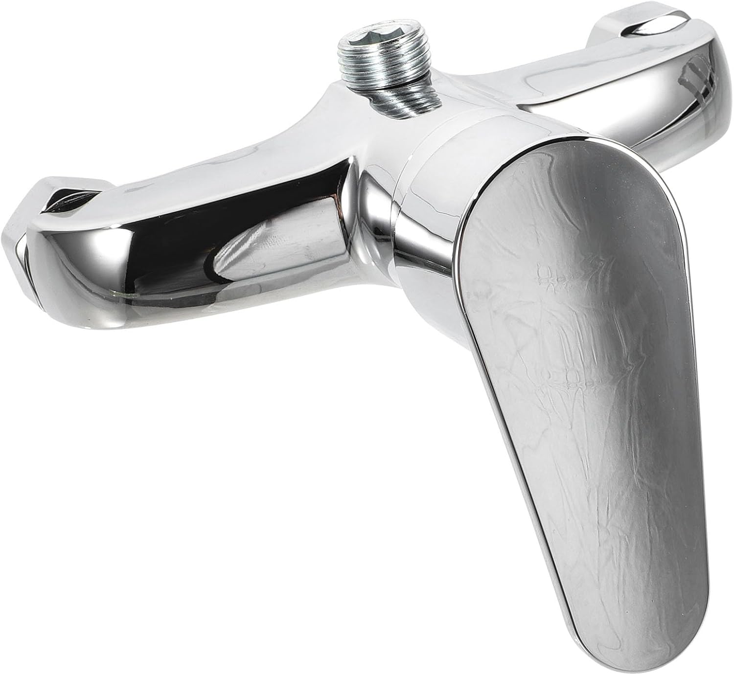 Healeved 2 Handle Hot and Cold Water Faucet with Shower Diverter Valve Zinc Alloy Adjustable Temperature Control for Bathtub and Bathroom Shower Systems