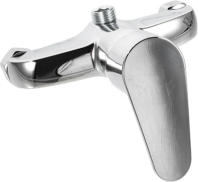Healeved Shower Water Separator Faucet 2-Way Diverter Valve Hot and Cold Water Control Zinc Alloy Adjustable Bathtub and Bathroom Shower Accessory 6.69X5.11X4.33In