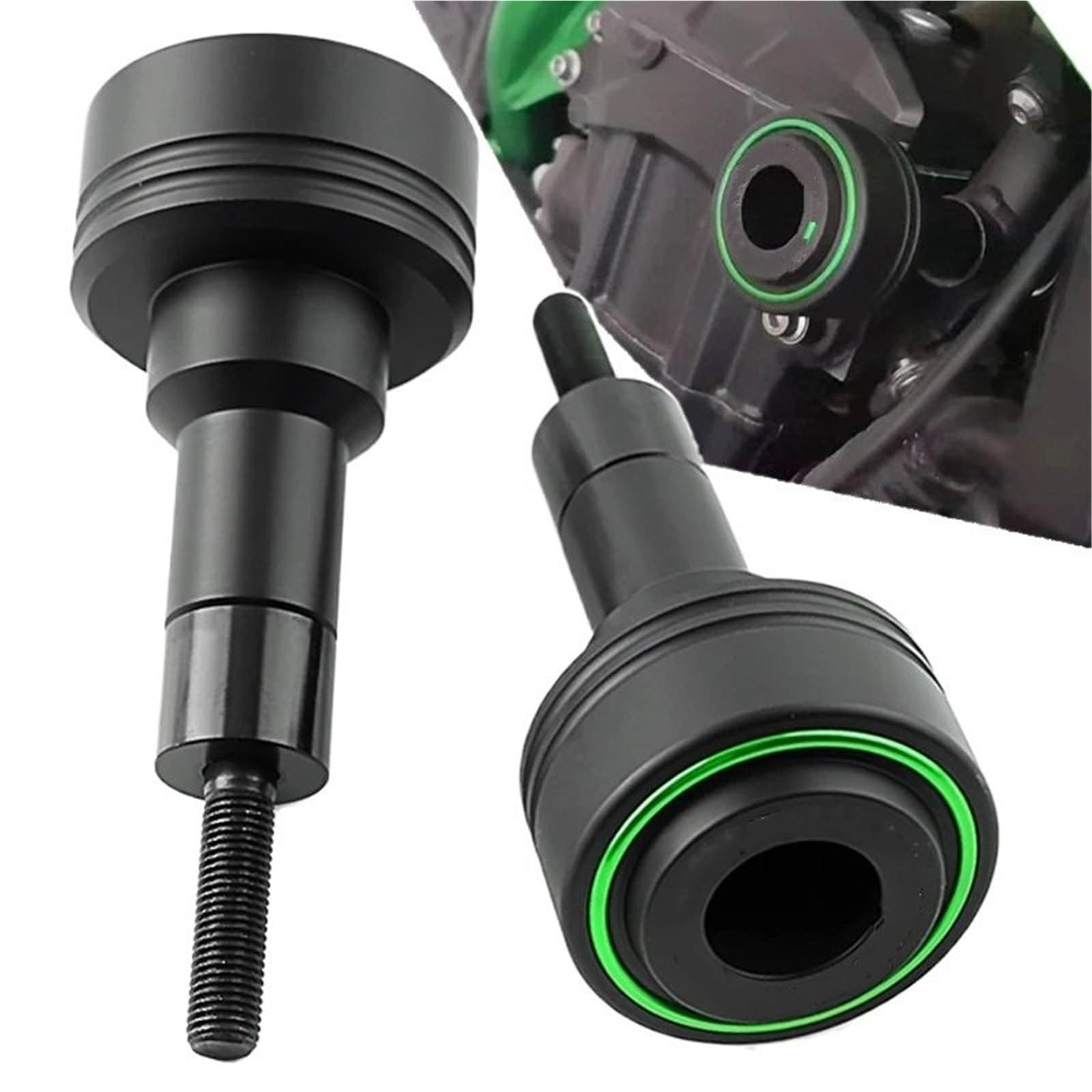Przednie tylne koło oś widelca suwaki Pasuje do Kawasaki Z400 Z650 Z750 Z900 Z1000 R Ninja 650 400 ZX6R ZX10R ZX4RR rama motocykla suwaki Ochraniacze ramy motocykla(ZX4R ZX4RR Black)
