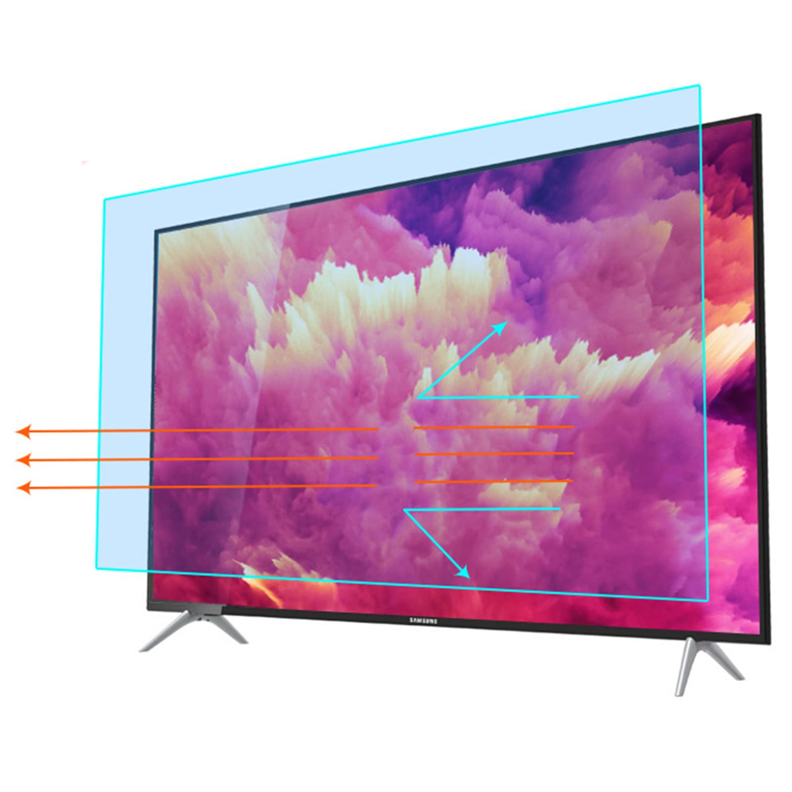 Panneau de filtre de moniteur anti-lumière bleue pour mieux dormir le soir