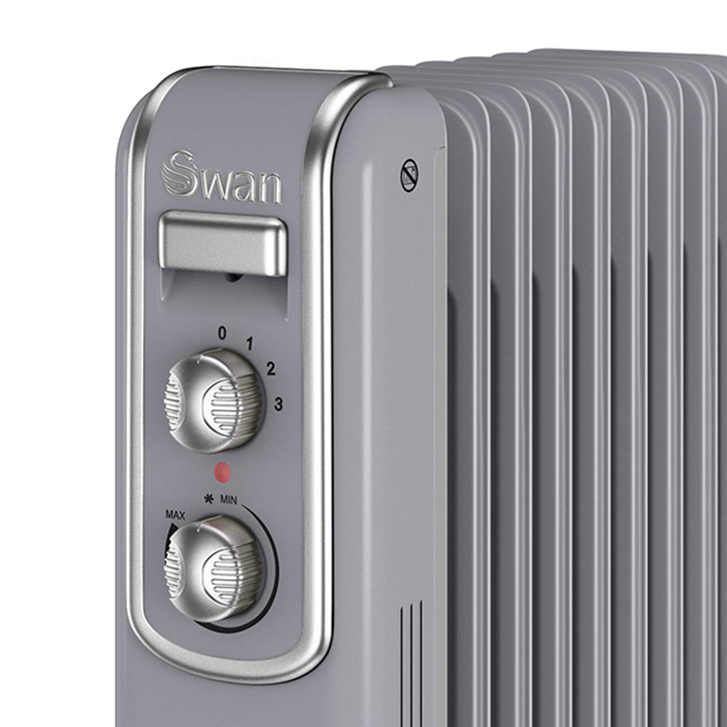 Swan Sh60010grn Finned Oil Filled Radiator Grey Desertcart INDIA - Main Image