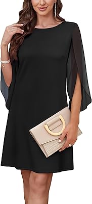 RUMIA Womens Cocktail Dresses Flutter Sleeve Wedding Guest Dresses for Women 2026 Trendy