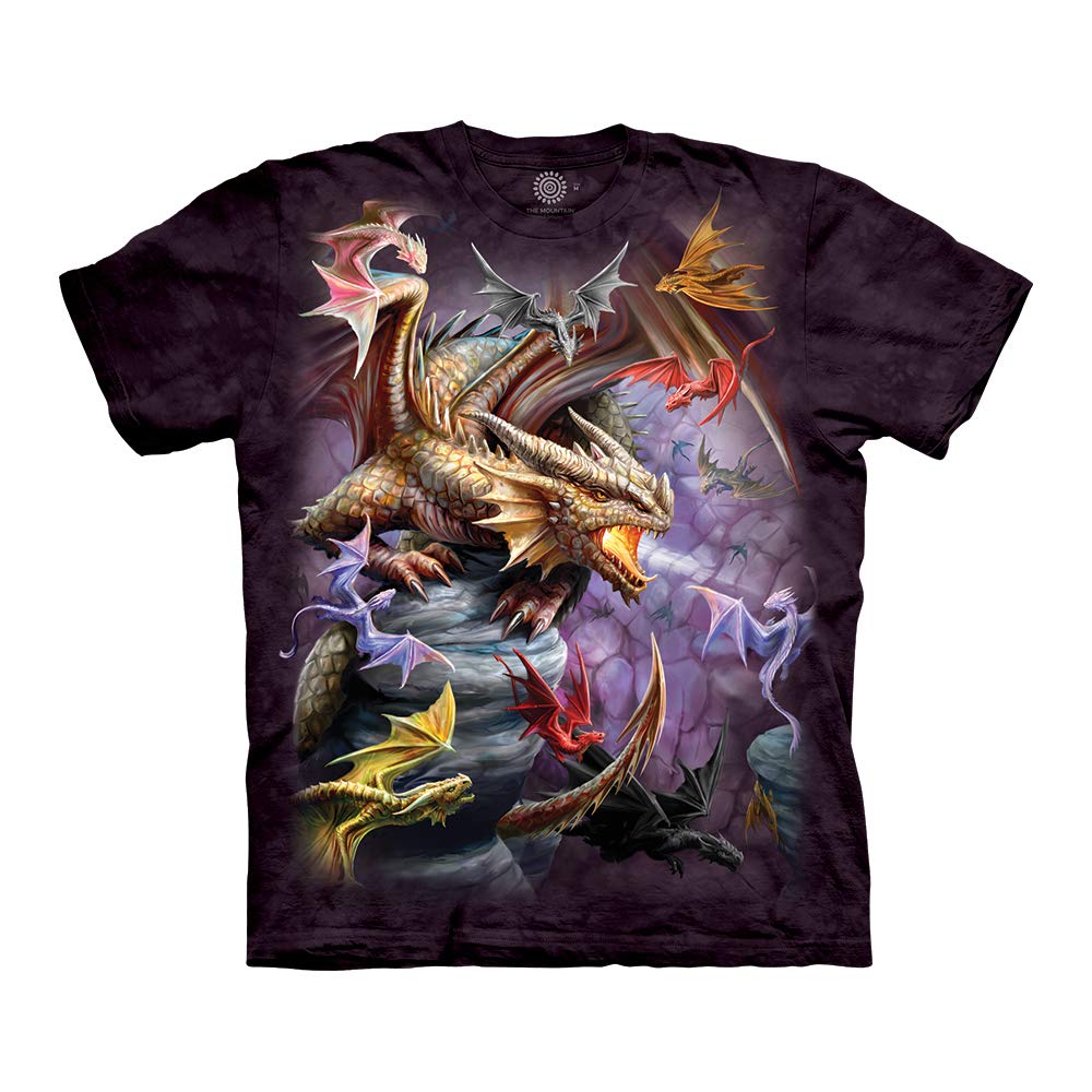 The MountainUnisex Flight of Dragons T-Shirt - Dragon Clan - Purple