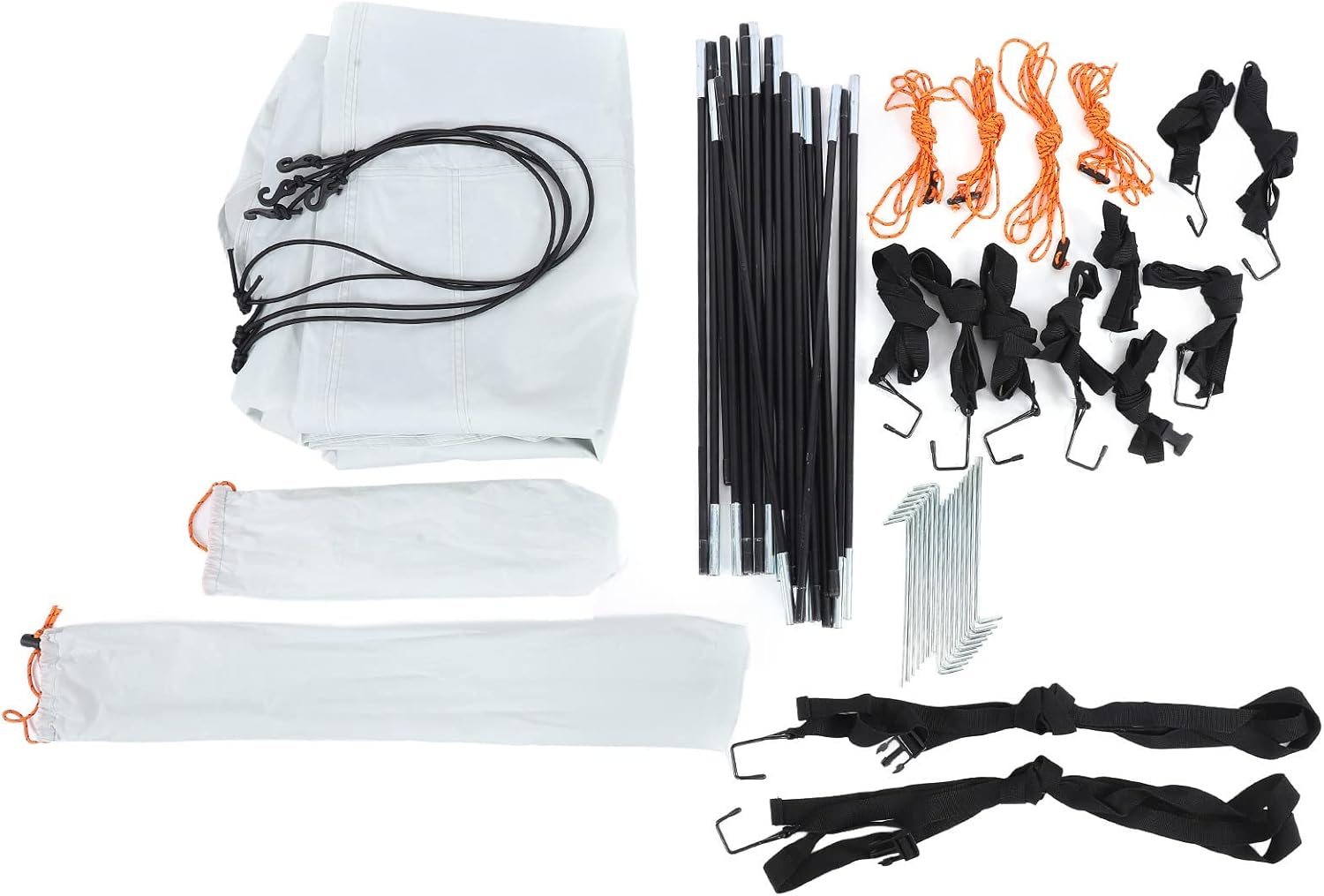 Topyond Car Camping Tent, 210D Oxford SUV Tailgate Tent, Double Layer Stormproof Shade Awning, Outdoor Waterproof Tent for Car, Truck, SUV, 6 Person Camping, Easy Setup