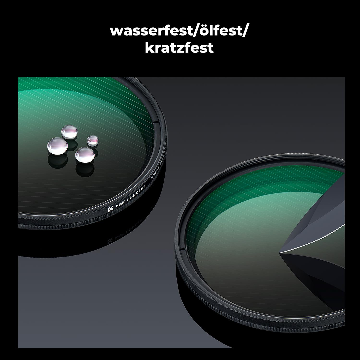 K&F CONCEPT Variabler Kurzstrahl-Sternfilter 4&8 Punkte Dezenter Glanz | 58mm,Optisches Glas,HD,Multi-Beschichtung,Wasserfest,für Nacht Lichtaufnahmen,Nano-Xcel Series