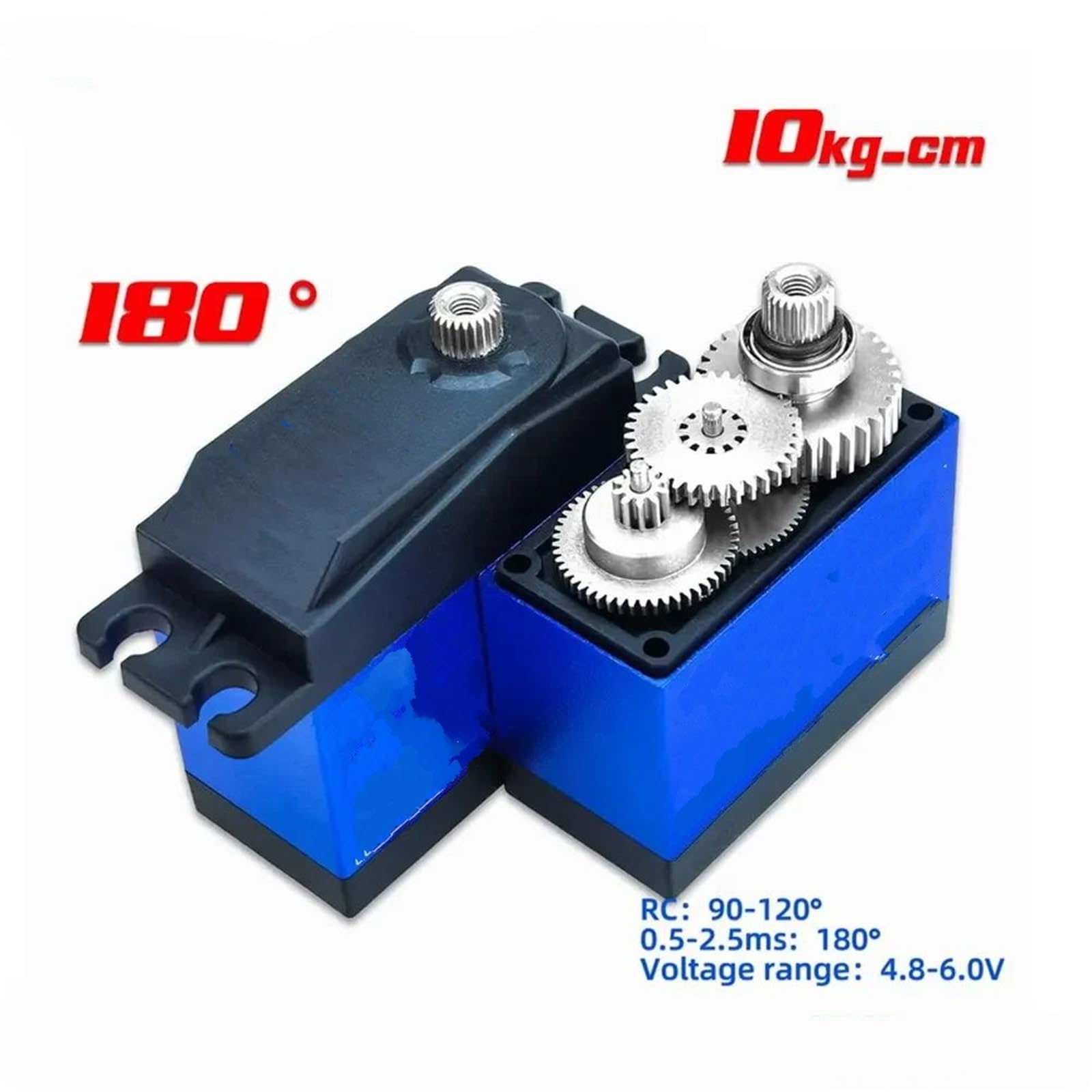Servo Metal Digital para Alto Par para Coche RC Control Remoto Eléctrico Actualización Repuestos Piezas Reparación Piezas Mejora Modelos RC