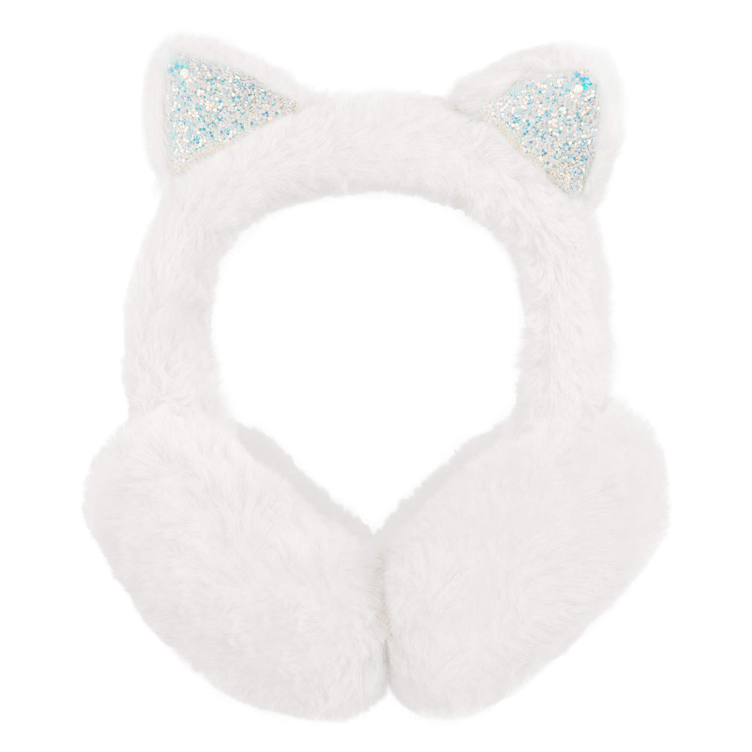 Surblue Winter Animal Ear Muffs for Kids Adult Warm Faux Fur Ear Cover