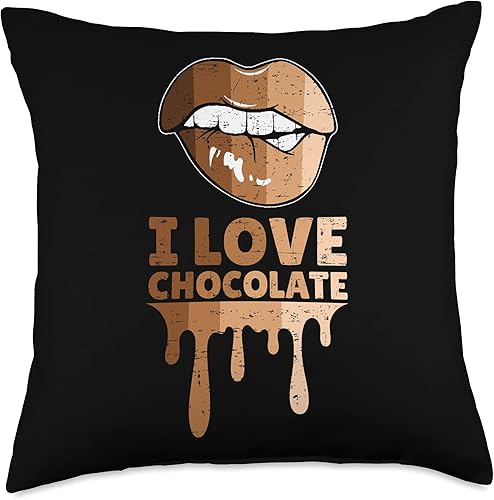 Miniatura 1 de Melanin Love Chocolate Black History Afro African American Throw Pillow, 18x18, Multicolor