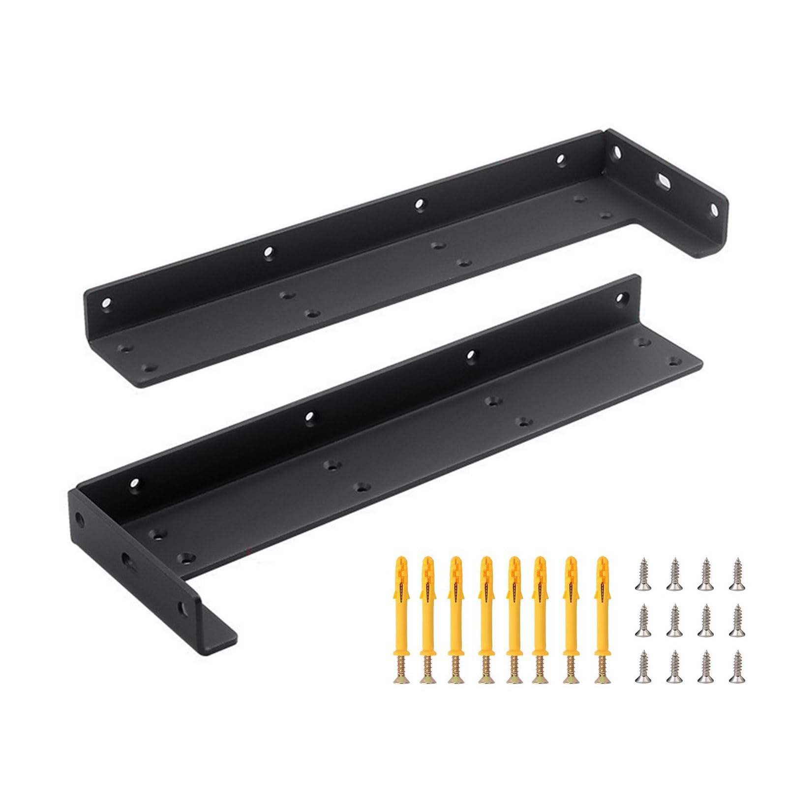 Qsvbeeqj Floating Shelf Brackets Heavy Duty Metal Shelves Brackets Suspended Tripod Brackets Wall Shelf