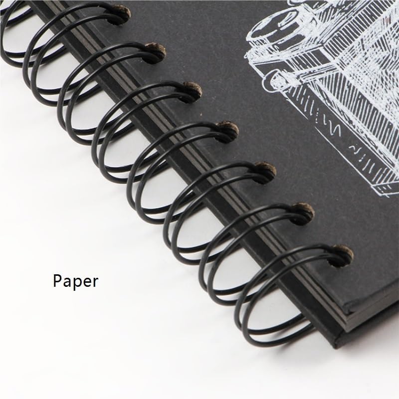 Travel Growth Commemorative Book ﻿ Cardboard Cameras DIY Albums Paper Covers Albums Scrapbooks Memorial Albums Applicable to Photos, Receipts, Star Cards, etc(Nature,25.4 * 25.4cm)