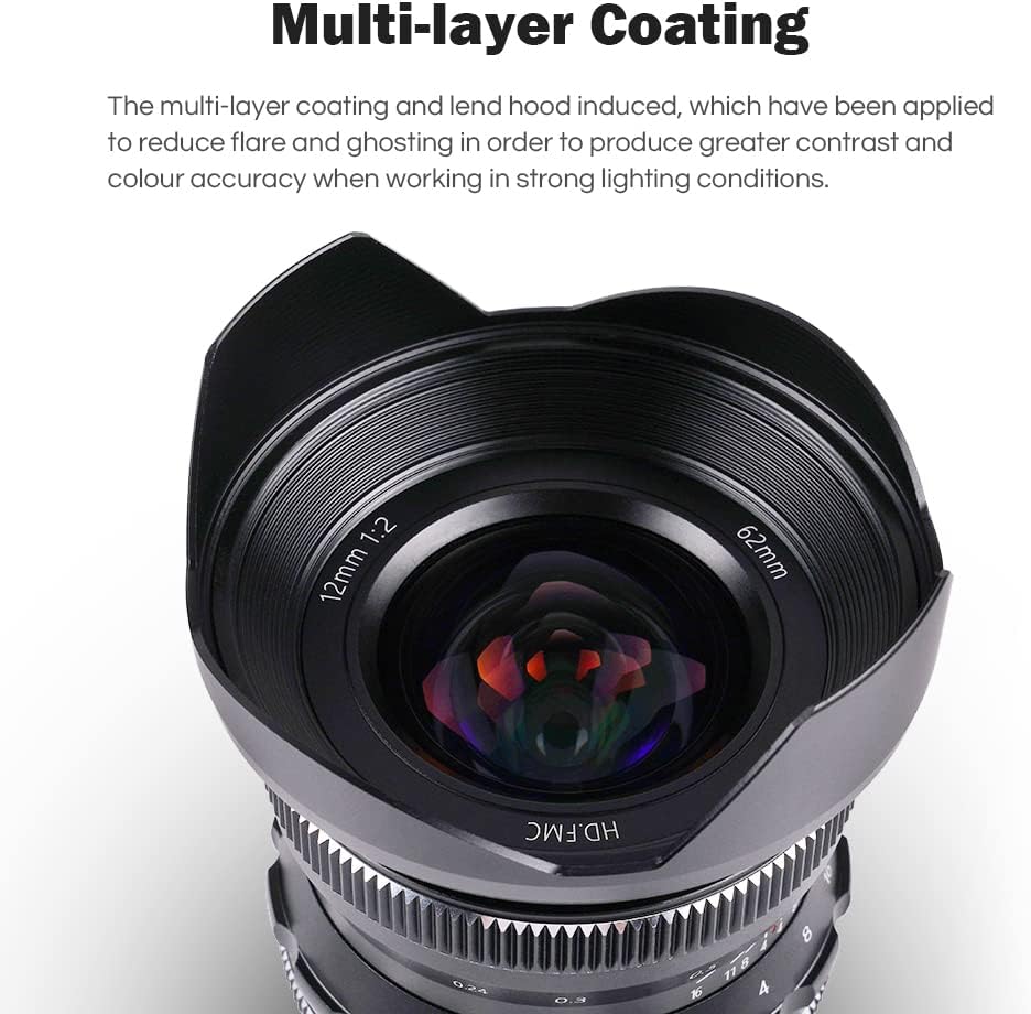 70% оƒƒ Evеrуthіng PERGEAR 12mm F2 Wide-Angle Manual Focus Fixed Lens Compatible with Sony E-Mount Cameras NEX-5 NEX-C3 NEX-5N NEX-7 NEX-F3 NEX-5R NEX-3N NEX-5T A3000 A5000 A6000