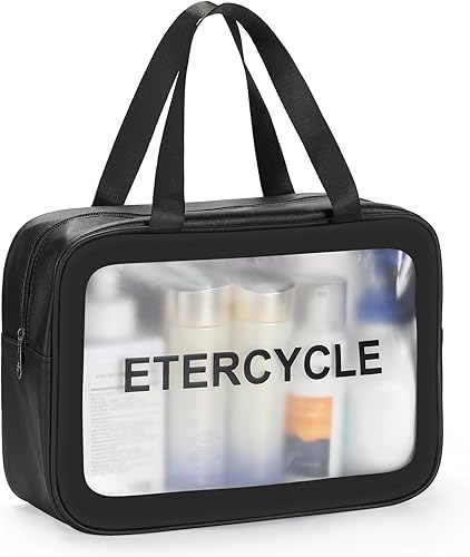 Etercycle Neceser de viaje para mujer, Negro -, Moda