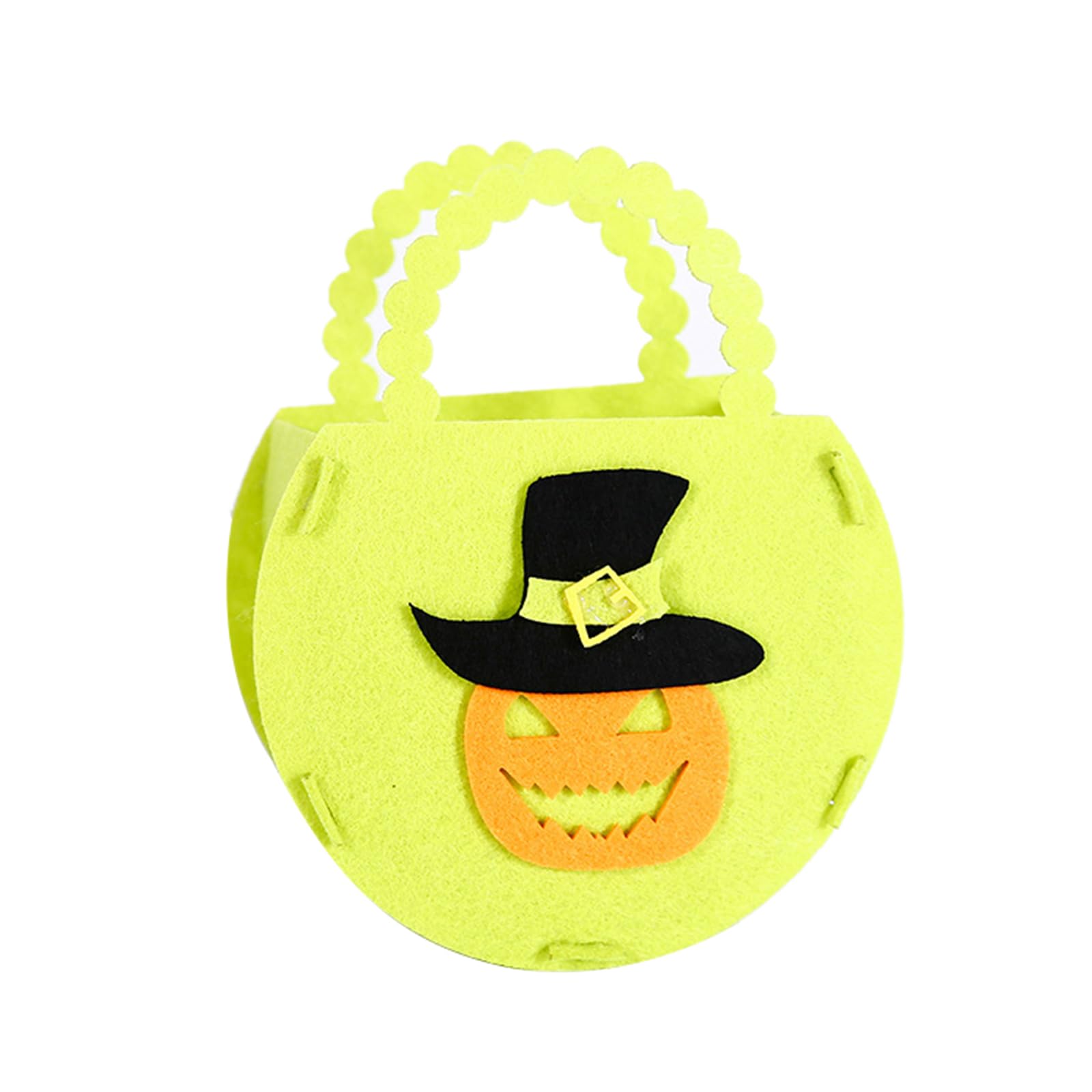 Buxuaaaa Halloween Party Kid Pumpkin Tote Bags Candy Bag Halloween Candy Storage Bucket Portable Gift Baskets Bag Gift