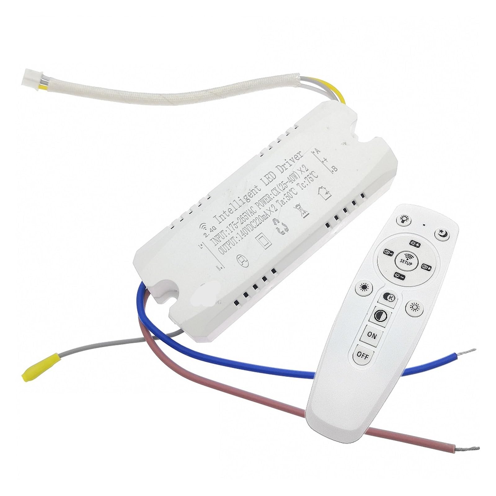Alimentation à intensité variable et pilote LED intelligent 2,4 G pour plafonnier