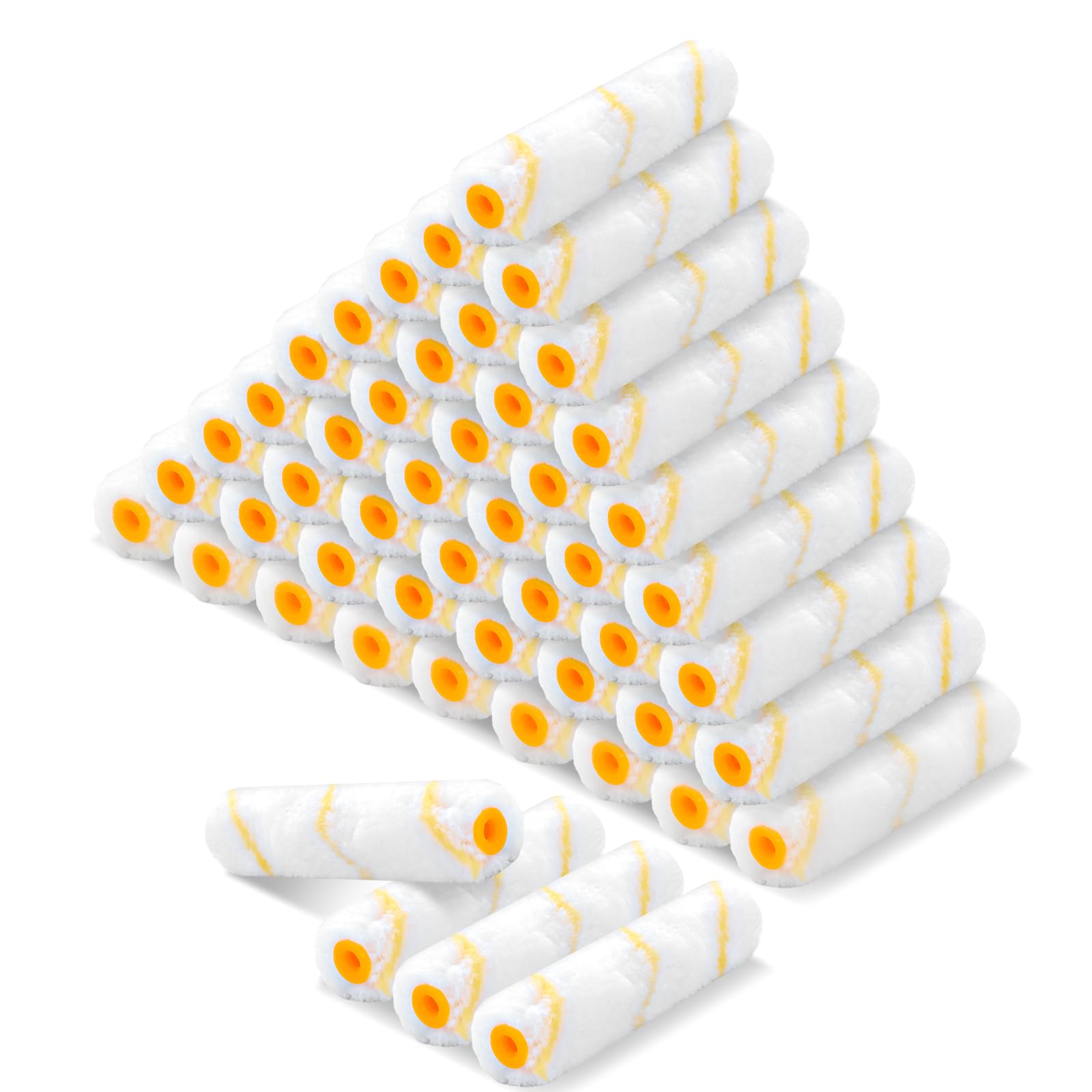 YKUKIZEE 40 PCS 6 Inch Paint Roller Sleeve Cover for Wall Replacement
