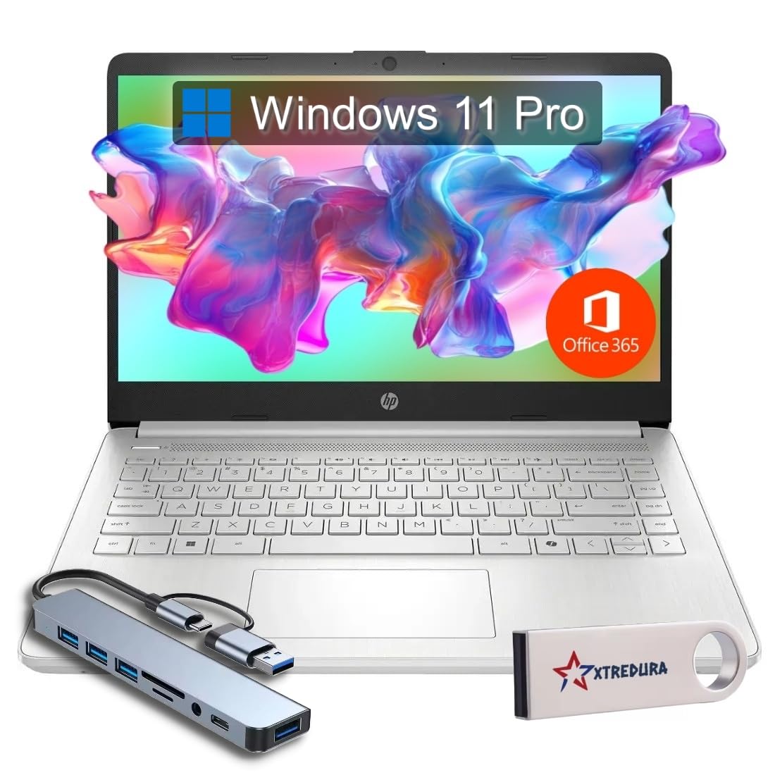 Amazon.com: HP 14 Laptop Ultra Thin & Light, Intel N150 Quad-Core