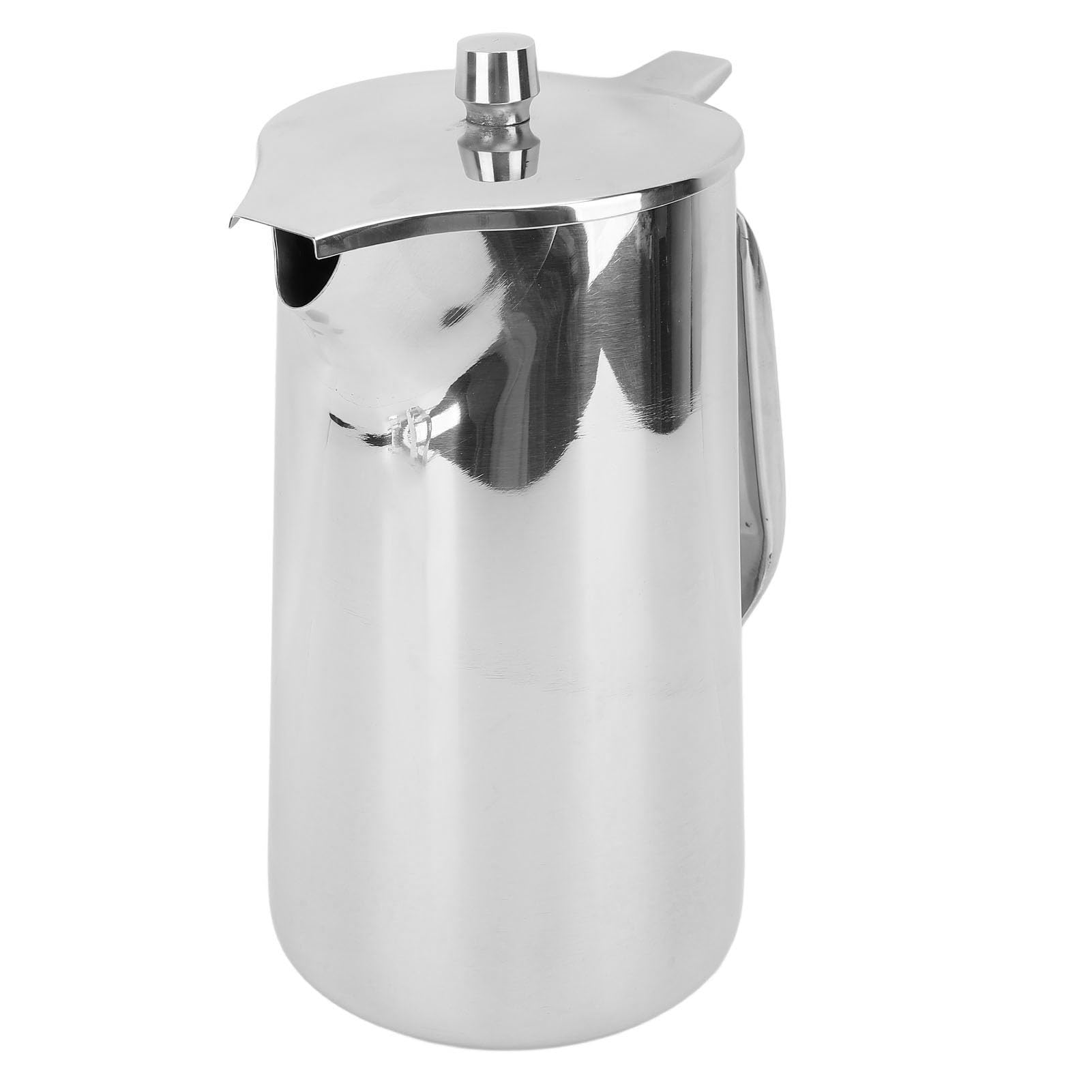 Goshyda Tetera de Acero Inoxidable Jarra de Agua de 2 Litros con Ergonómico Jarra para Bebidas Frías y Jugo, Gran Capacidad, Acero Inoxidable 304: Hecha de Material Duradero y Anticorrosión