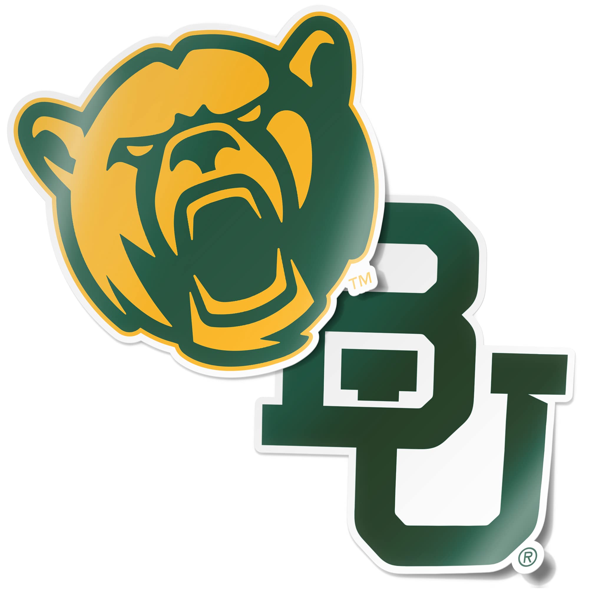 Autocollant Baylor University vinyle anti-UV sans résidu pour carrosserie