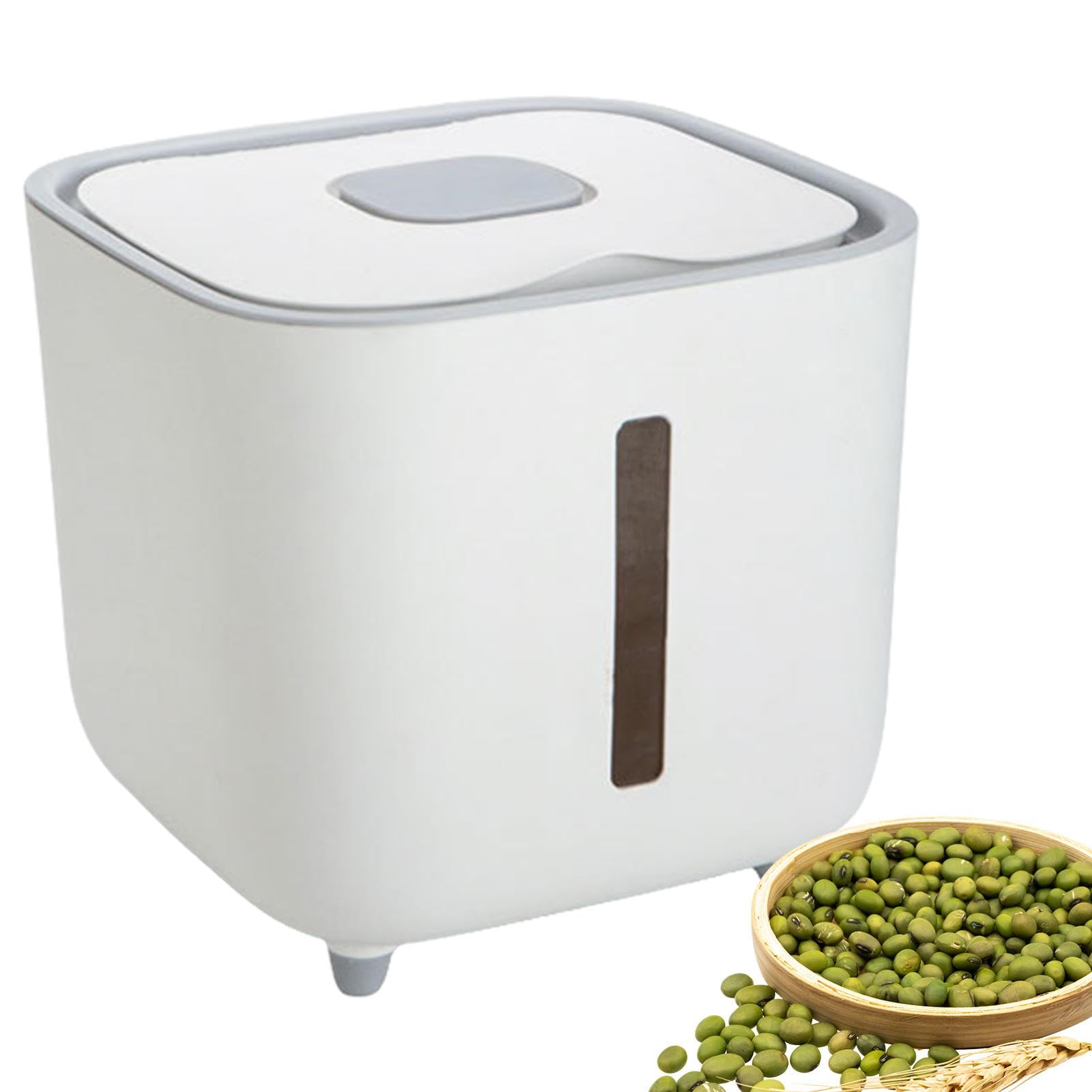 Dispenser di riso - Secchio per riso ermetico e resistente all'umidità da