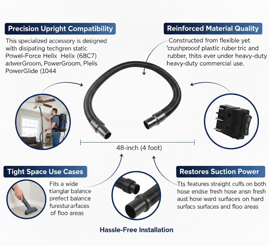 Replacement of Bissell Hose, 68C7 Turbo #203-8049