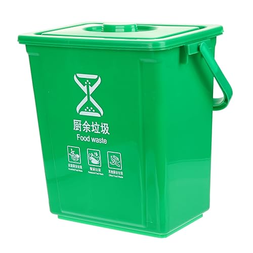 Garneck Compost Bucket with Lid and Sturdy Handle Indoor Kitchen